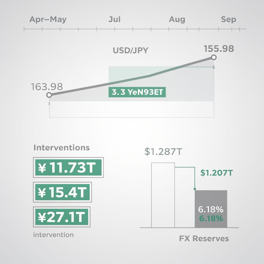 🇯🇵💸 Japan’s ¥27.1 Trillion Yen Intervention: Eight-Yen Gain, $80B Gone