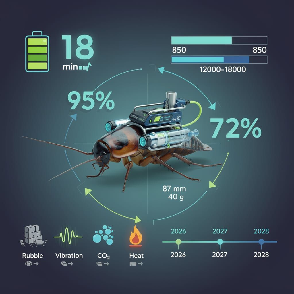 🪳 Cyborg Cockroach Rescue Lab Success Masks Real-World Gaps