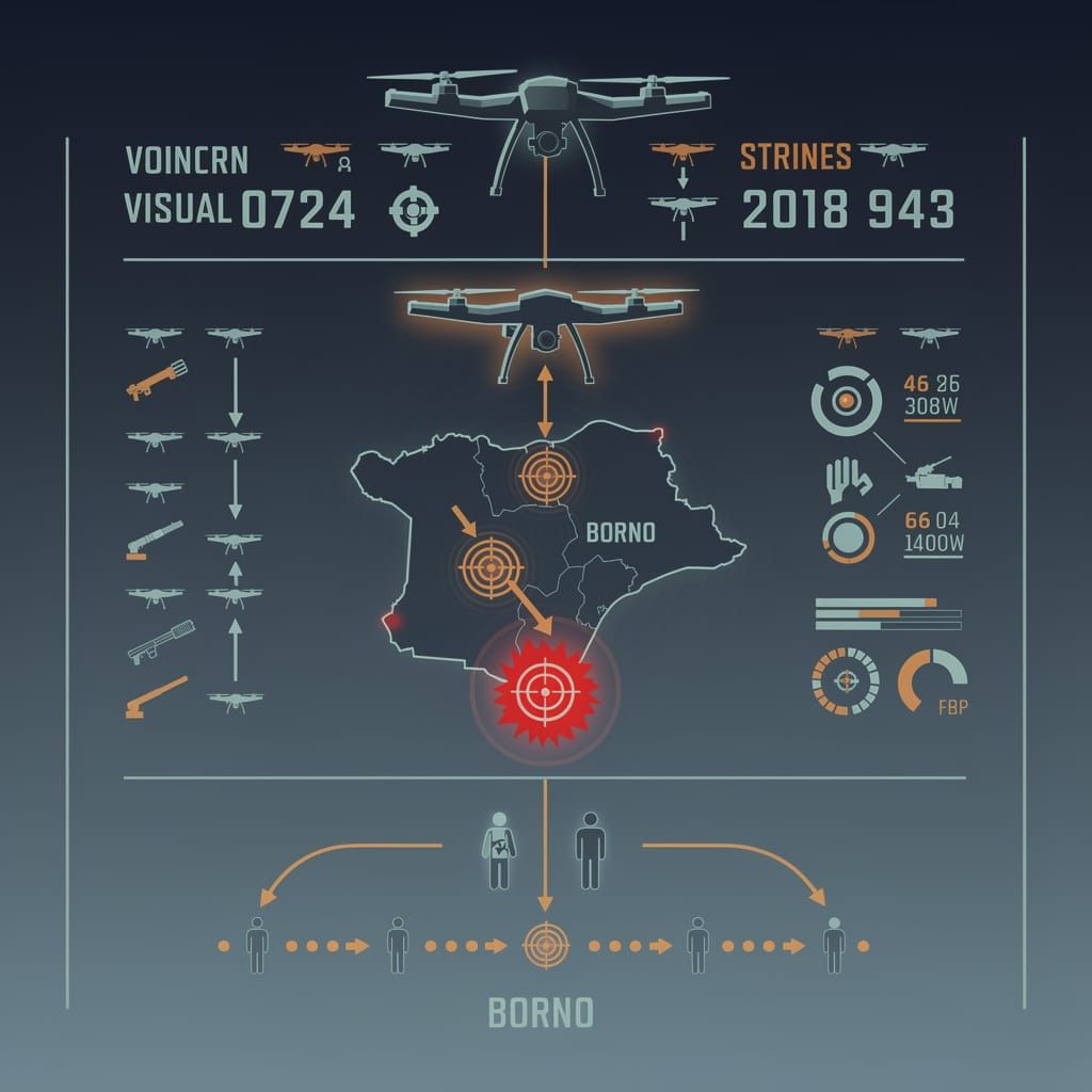 🎯 Precision Drone Strikes Yield No Strategic Shift in Borno