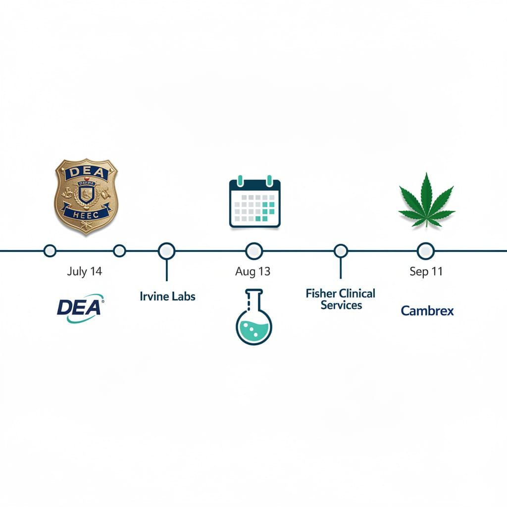 🧪 DEA Approves Three Cannabis Research Licenses in Two Months