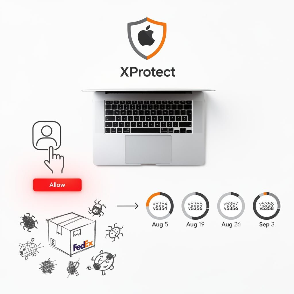 5 XProtect Updates in 4 Weeks: Apple's Silent Scramble Against NOBARANKIC and DUBROBBER