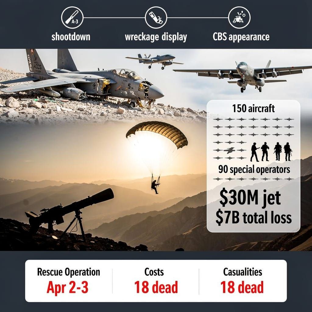 ✈️ Pentagon Logs $7B Aircraft Loss in Iran After F-15E Shootdown