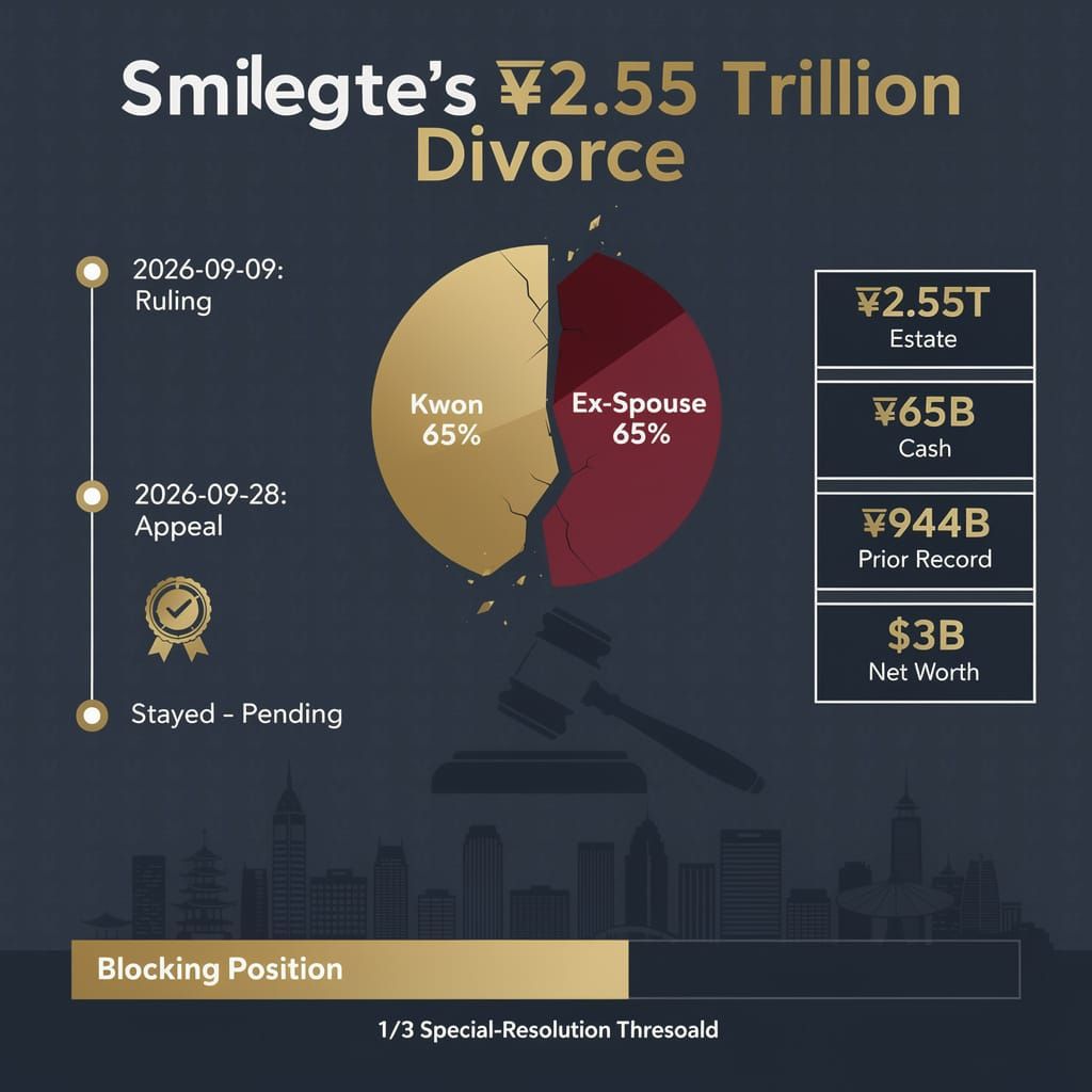 Smilegate founder's record divorce ruling cracks a supermajority