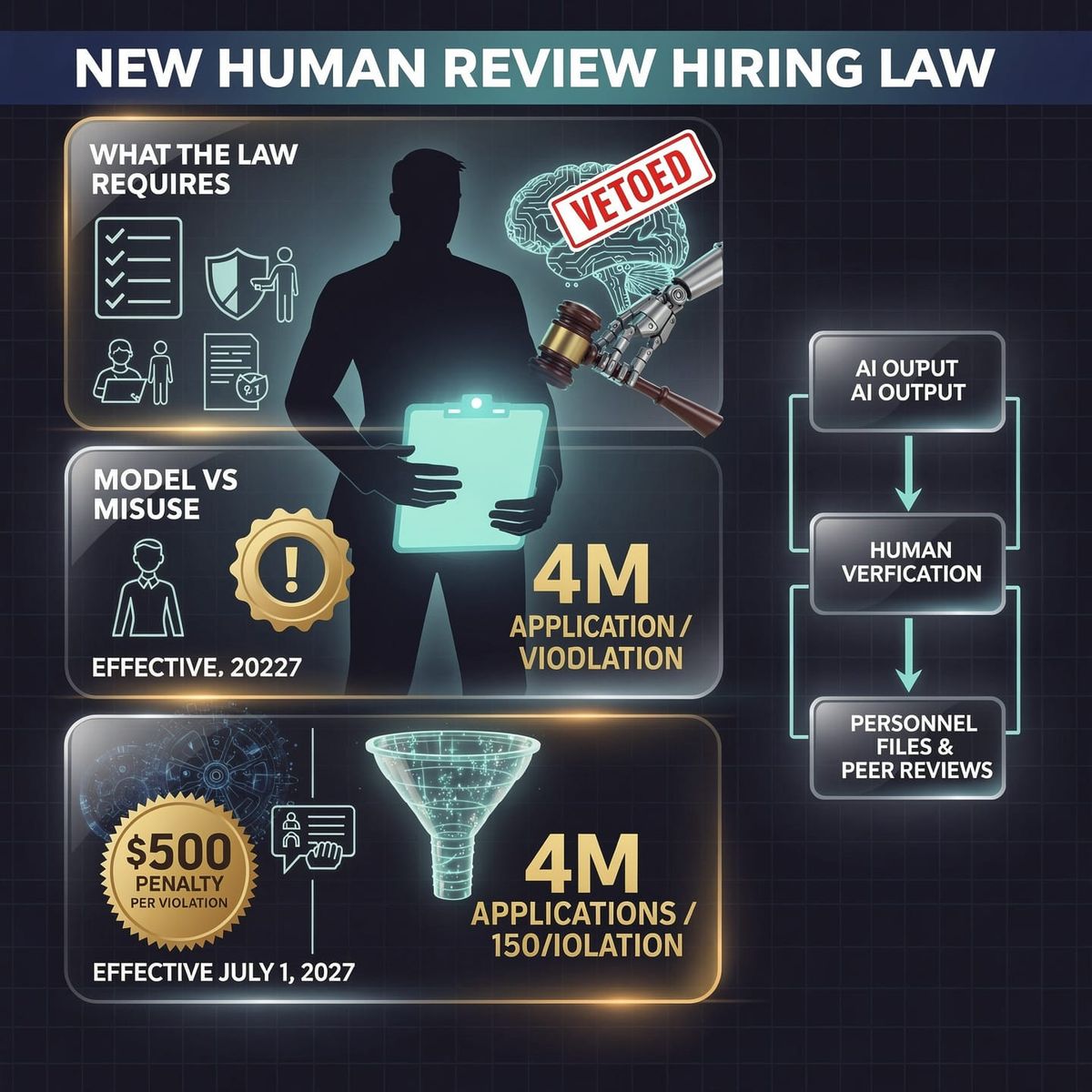 California's No Robo Bosses Act Requires Human Review of AI Workplace Decisions