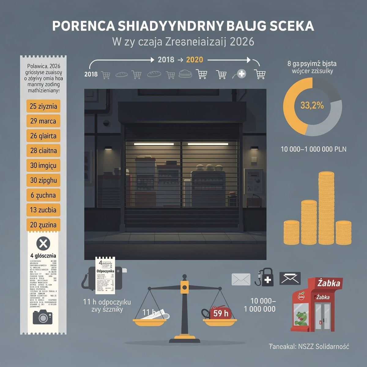 Poland's 2026 Sunday trading ceiling: eight days, never nine