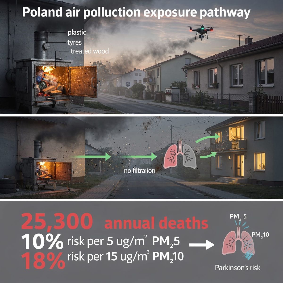 Poland cracks down on illegal household waste burning