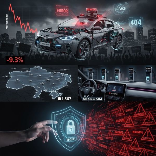 9.3% Market Crash: How a Drone Attack on Ukraine Exposed AV Cybersecurity as the New Economic Risk