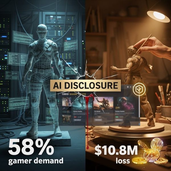 58% of Gamers Demand AI Disclosure: Crystal Dynamics' $10.8M Trust Crisis