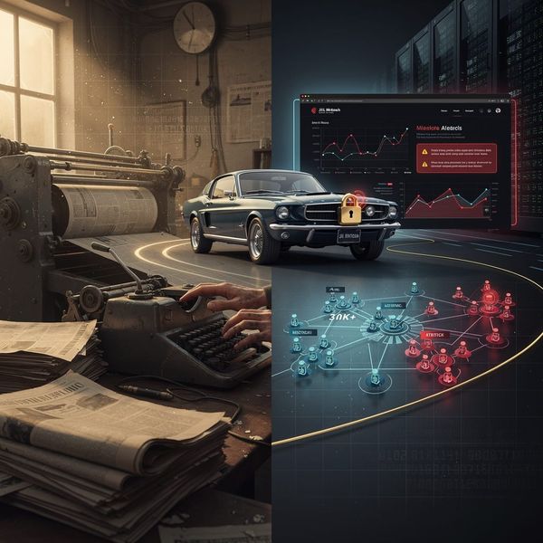 📉💻🔒 The Road Through Print to Pixels: One Journalist’s Drive Across a Shifting Media Landscape