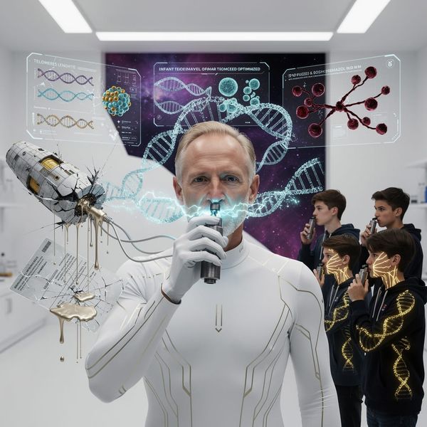 Nasal Spray Reprograms DNA: Billionaire Bio-Hackathon Sparks Immortality Race