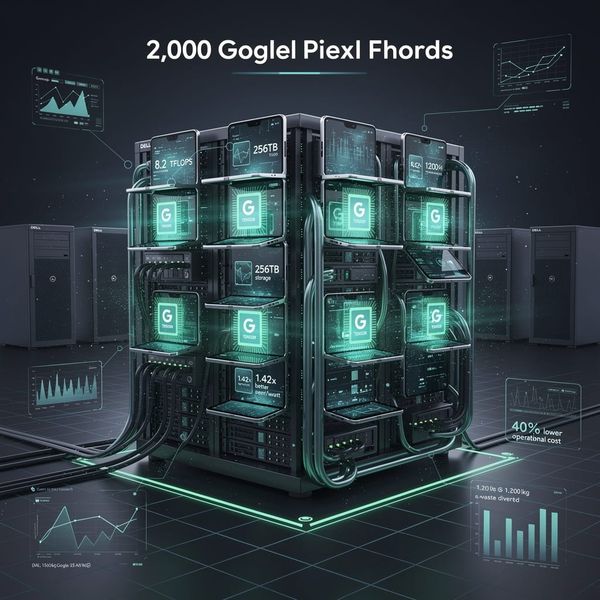 2,000 Recycled Smartphones Outperform $240K Server Lab at UCSD — 40% Cost Savings