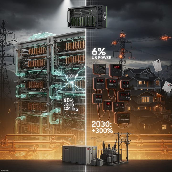 130 kW AI Racks: Grid Crisis Hits Lake Tahoe