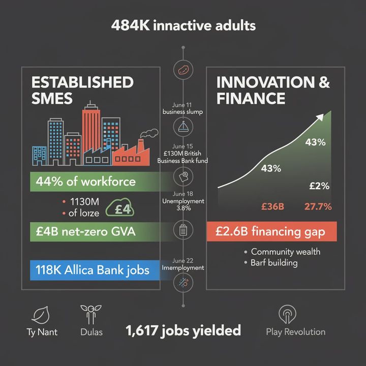 484K sidelined for 1,617 jobs — Wales startup alarm flashes amid £2.6B SME gap and innovation collapse