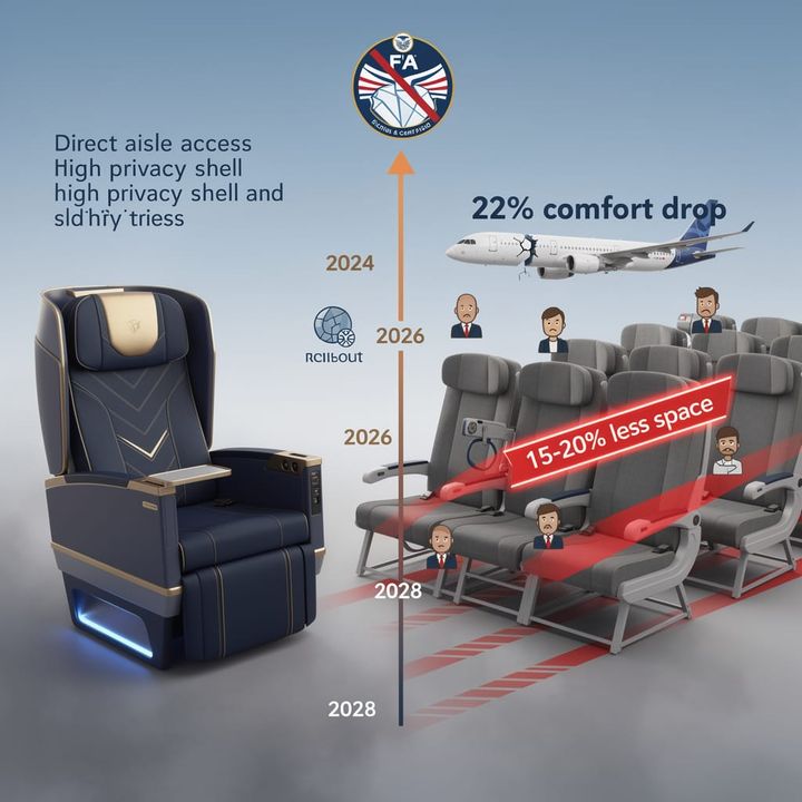 Delta's 44-Recliner Seat Swap: FAA Delays Reshape U.S. Premium Air Travel Through 2028