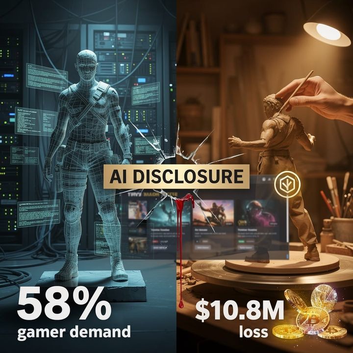 58% of Gamers Demand AI Disclosure: Crystal Dynamics' $10.8M Trust Crisis