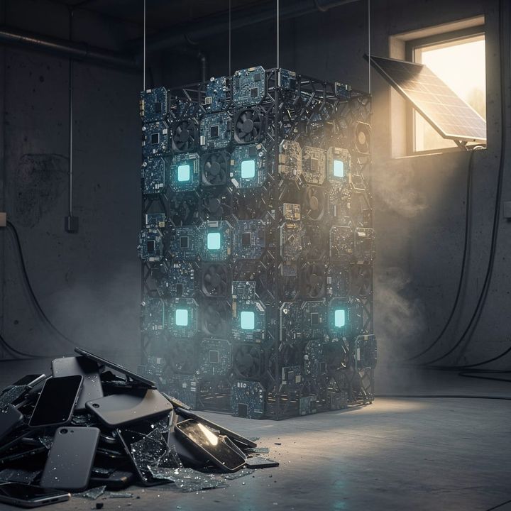 2,000 Recycled Phones Beat $18K Server at UCSD — 80% Less Energy