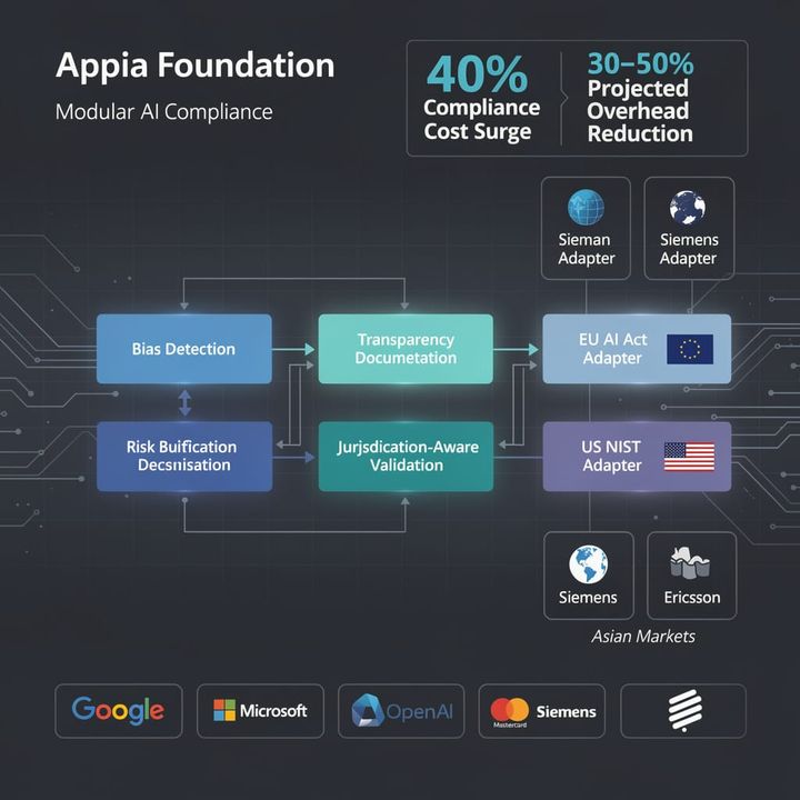 40% Compliance Cost Surge: Appia Foundation Launches Modular AI Accountability Framework Backed by Google, Microsoft, OpenAI