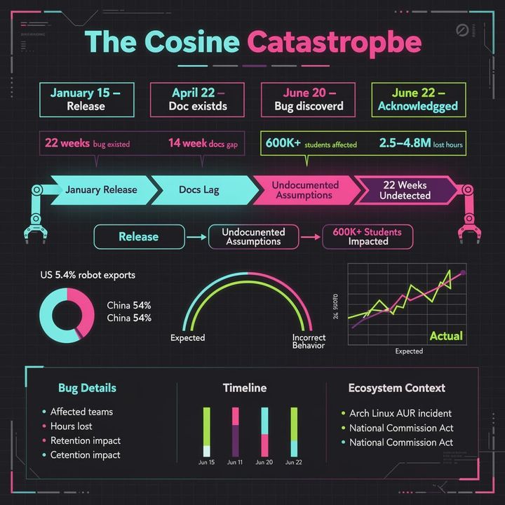 Cosine Bug in WPILib Wasted 4.8M Hours for 600K FRC Students Across 70 Countries