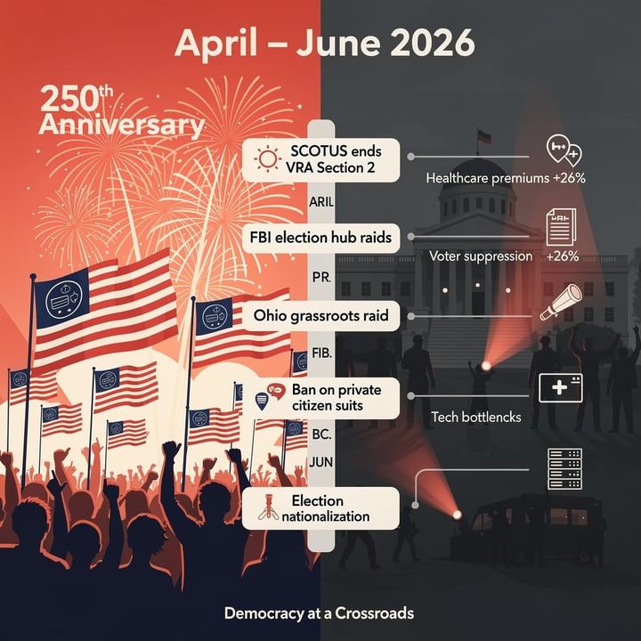 3.3M Voter Purge: US Nationalization of Elections Sparks Constitutional Crisis