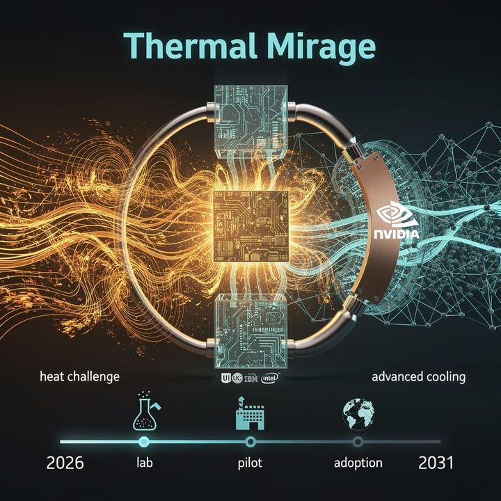 40% Energy Waste: 3D Silicon Thermal Crisis and Data Center Ecological Displacement