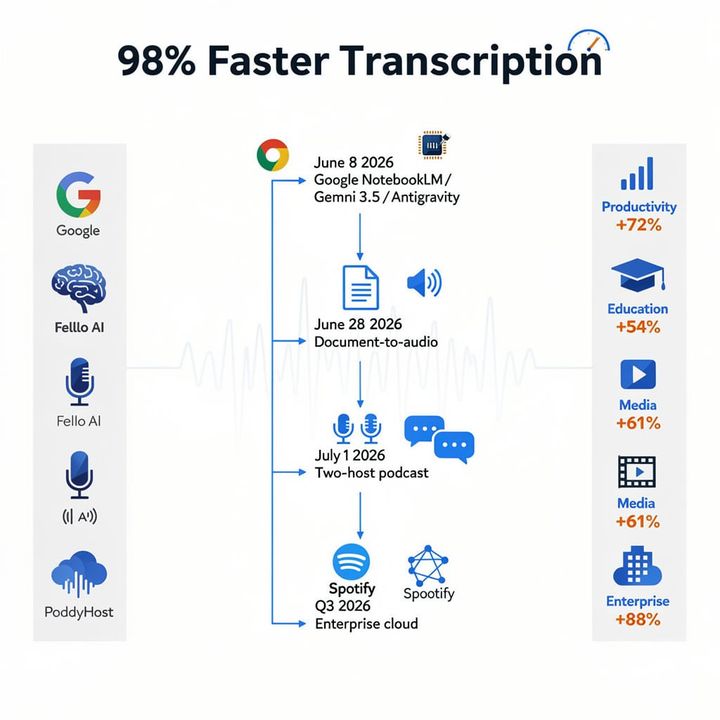 98% Efficiency Gain: AI-Driven Podcast Generation Transforms Document Consumption Globally