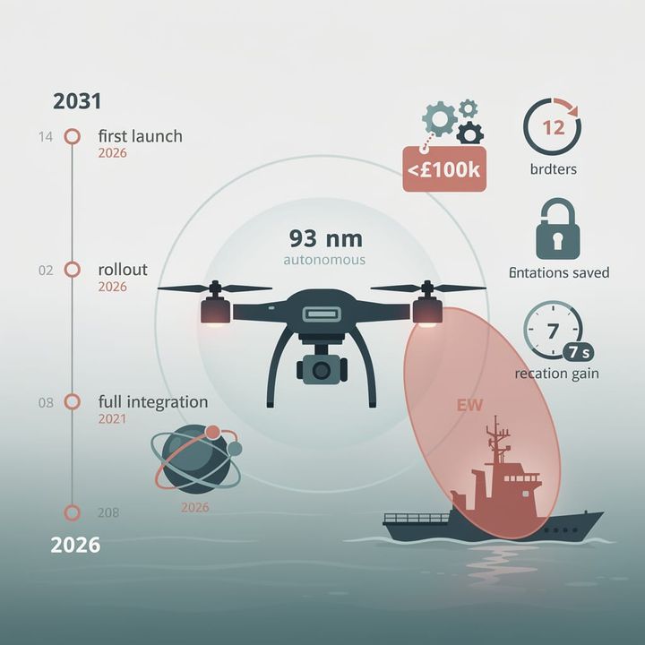 7-Second Gain: Royal Navy Nyan Drone Deployment Increases Vessel Vulnerability in UK