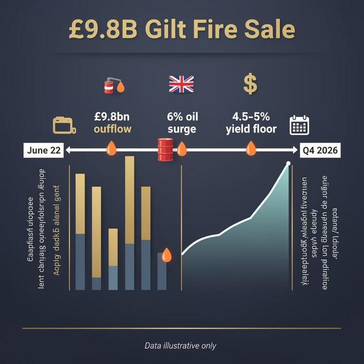 £9.8 Billion Gilt Exodus: UK Fiscal Stability Collapses Amid Leadership Vacuum