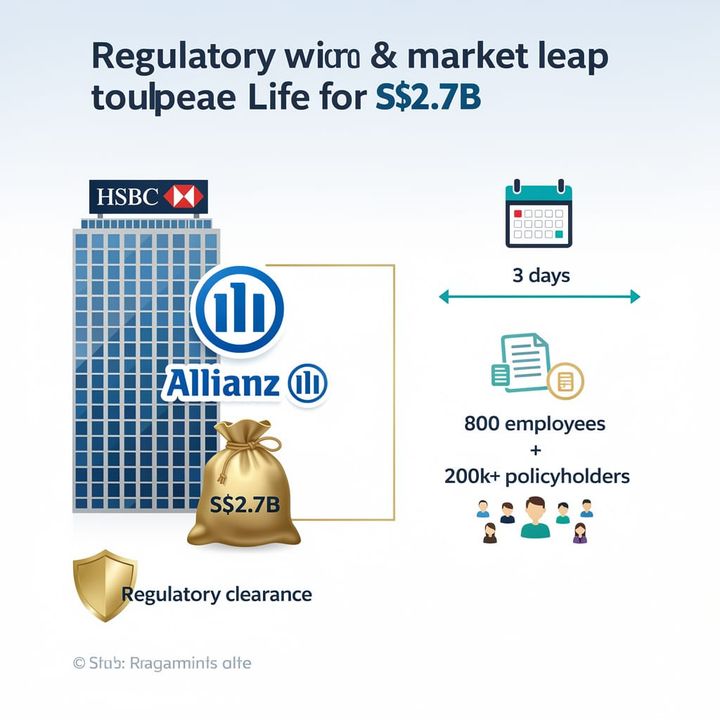 HSBC Sells Singapore Life to Allianz for S$2.7B — MAS Regulatory Cleanup, 3-Day Close