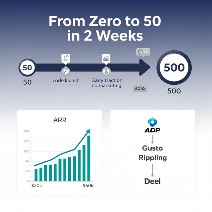 50 Users, Zero Co-Founders: The Solo B2B SaaS That Proves Traction Isn't Scale