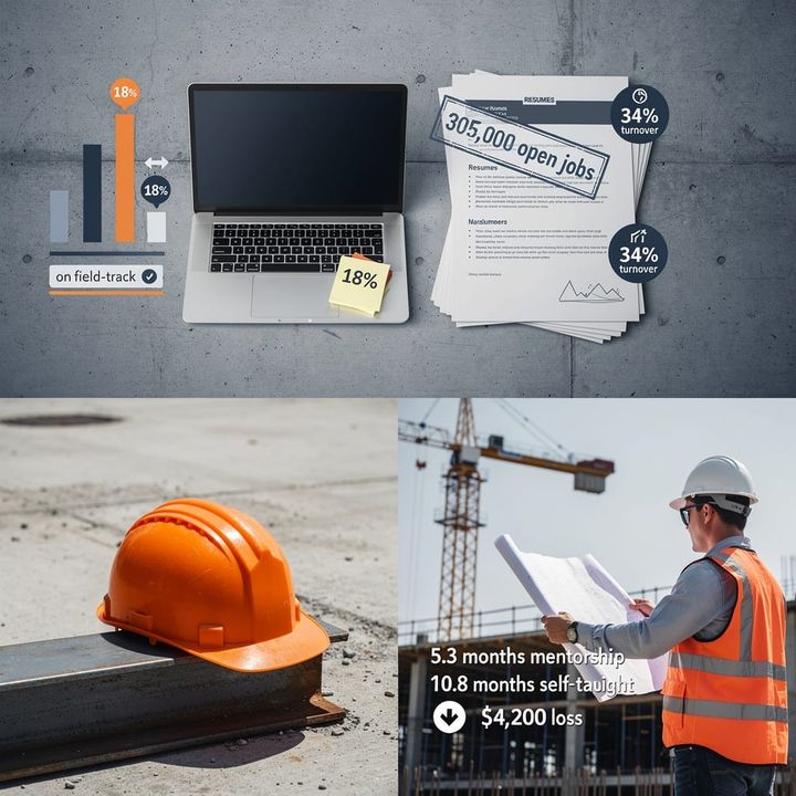 305K Construction Jobs Open — But New Hires Hit a Skills Ceiling