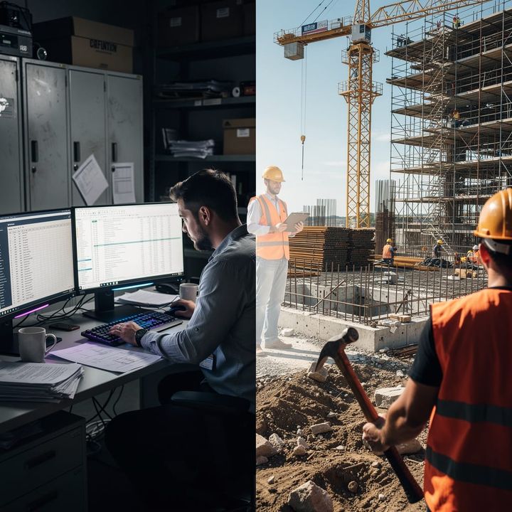 90% Desk Time: The Construction Role Architecture That Drives 40% Turnover