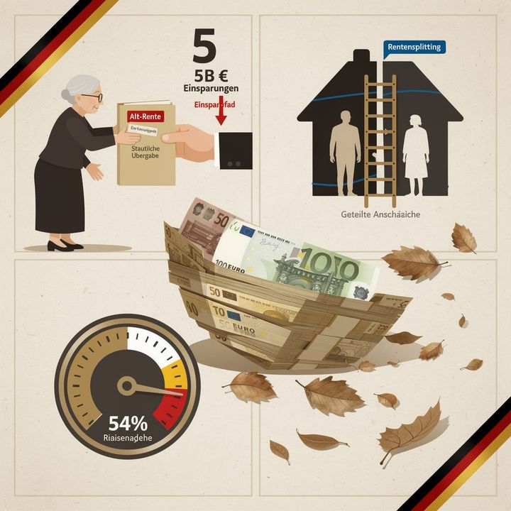 Germany's €5B Pension Patch: Widow's Pension Scrapped, 54% Contribution Rate Still Coming by 2050