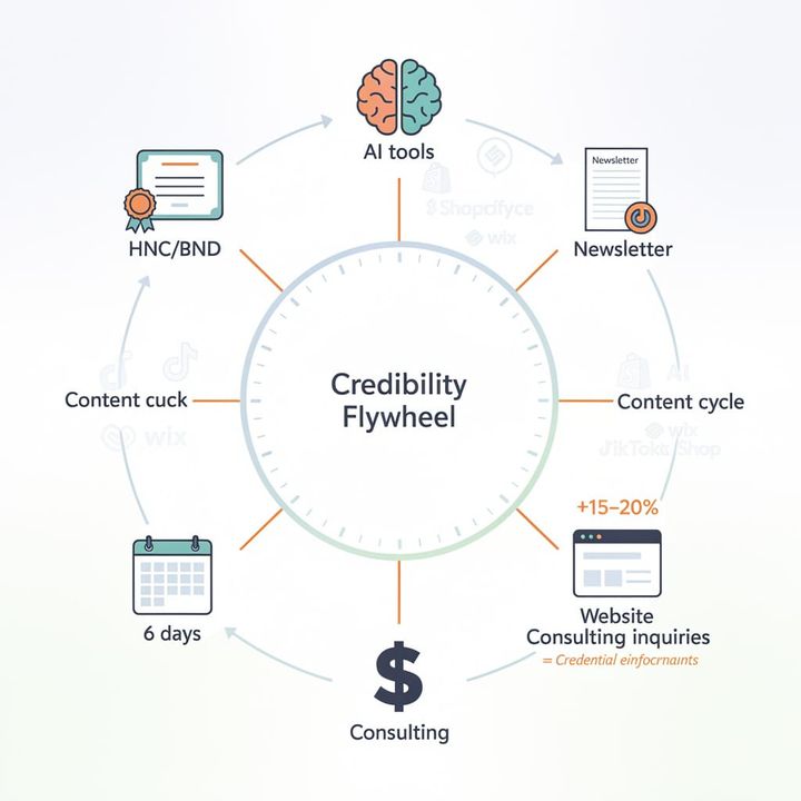 Credential + AI Velocity: How One Freelancer Turned HNC/HND Into a Multi-Platform Content Engine