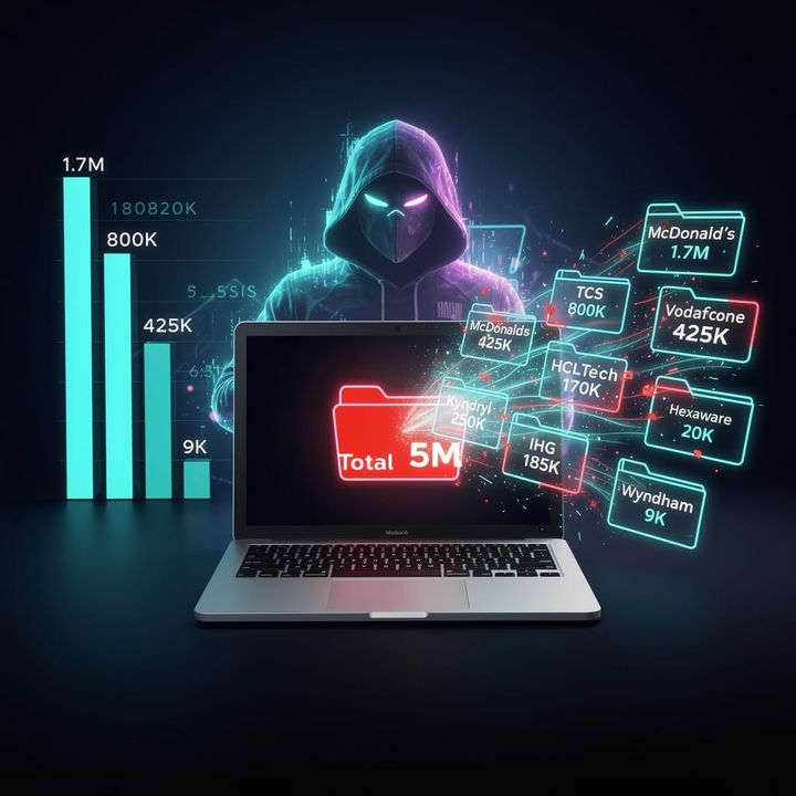 5 Million Records, One Login: TheHatman's Entra ID Harvest Exposes McDonald's, TCS, Vodafone