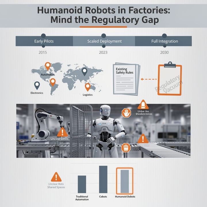 Humanoid Robots Hit Factory Floors — Safety Regulators Haven't Arrived