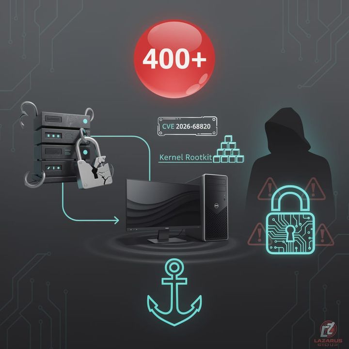 400+ Patches, One Kill Chain: Lazarus Owned Your DNS Before You Hit Restart