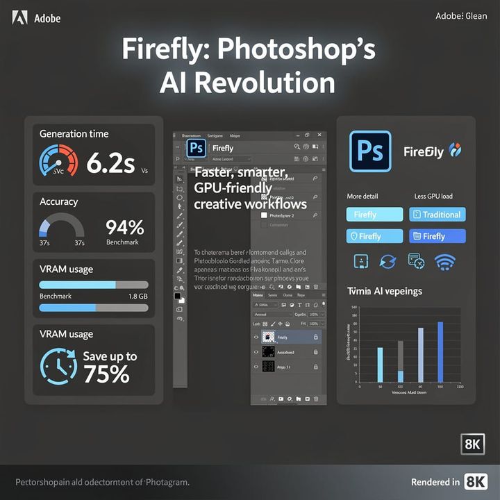 83% Faster Edits: Adobe Firefly AI Cuts Photoshop Latency to 6.2 Seconds in Beta