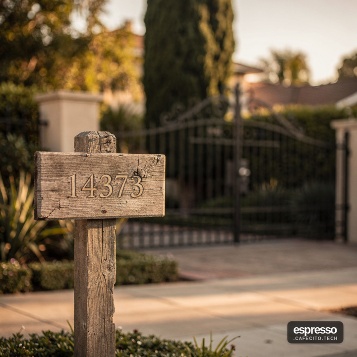 Federal agents carrying evidence containers outside a gated Beverly Hills estate during a court-ordered search.