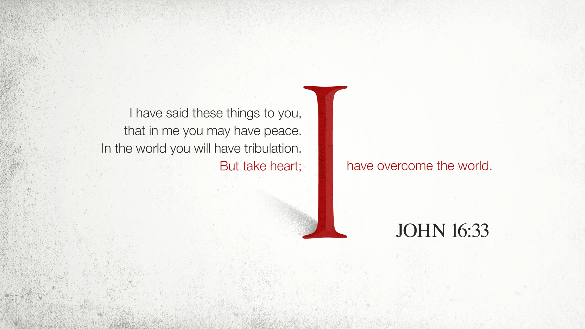 Overcoming the World