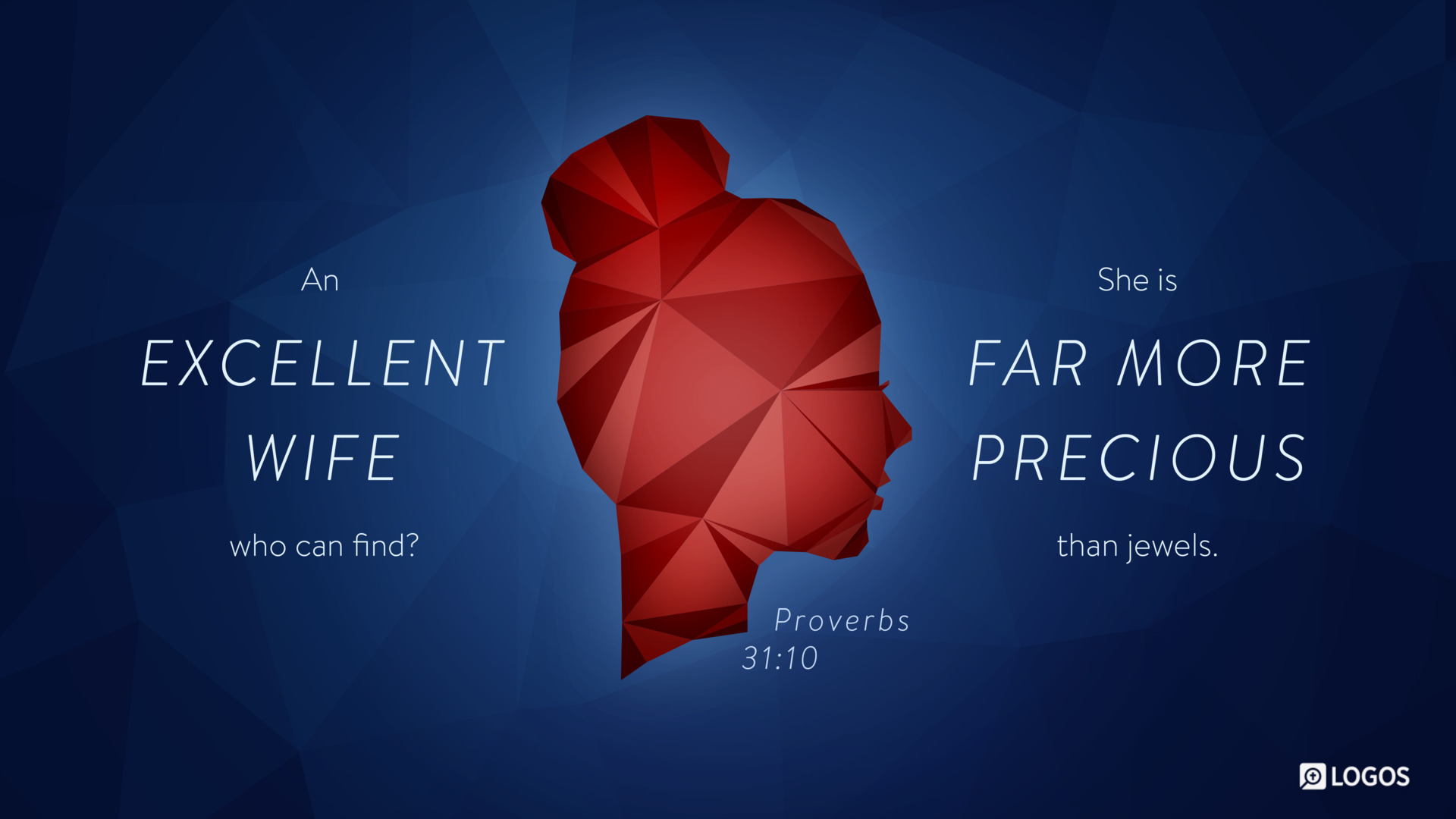 Artistic rendering of Proverbs 31:10