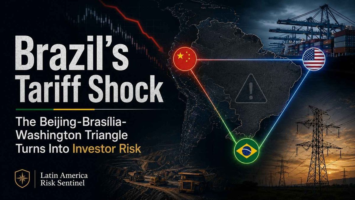 Brazil’s Tariff Shock Raises China-Competition Risk for U.S.-Linked Firms
