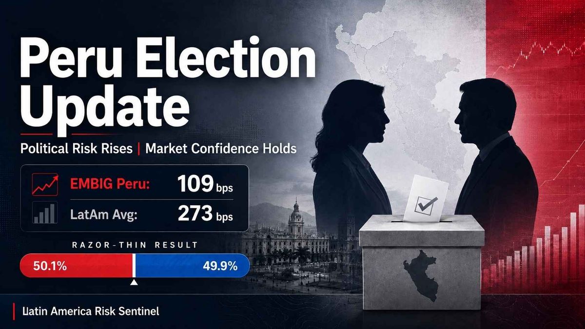 Peru’s Narrow Runoff Tests Political Risk, Not Yet Sovereign Confidence