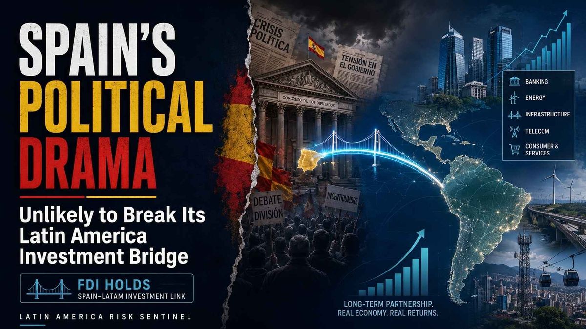 Spain’s Political Drama Is Unlikely to Break Its Latin America Investment Bridge