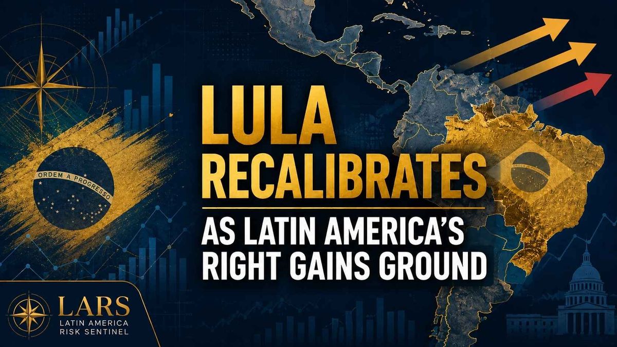 Lula Recalibrates as Latin America’s Right Gains Ground