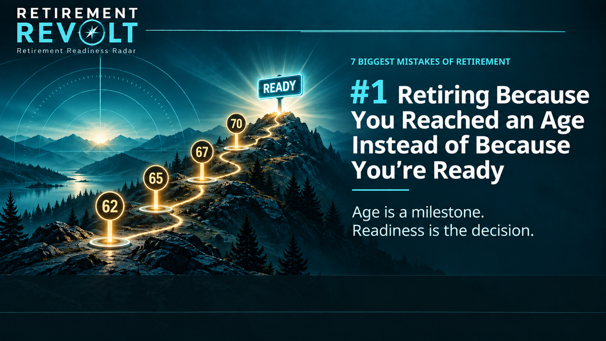 Mistake #1, Retiring Because You Reached an Age Instead of Because You're Ready