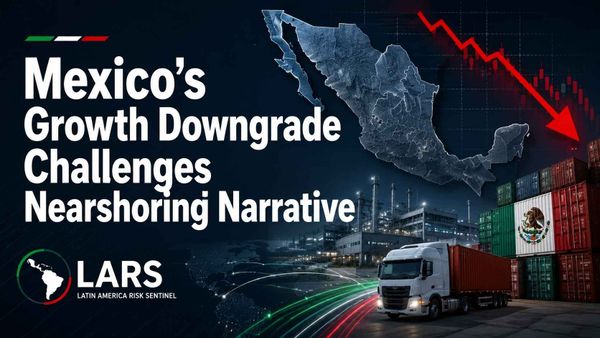 Mexico’s Growth Downgrade Challenges Nearshoring Narrative