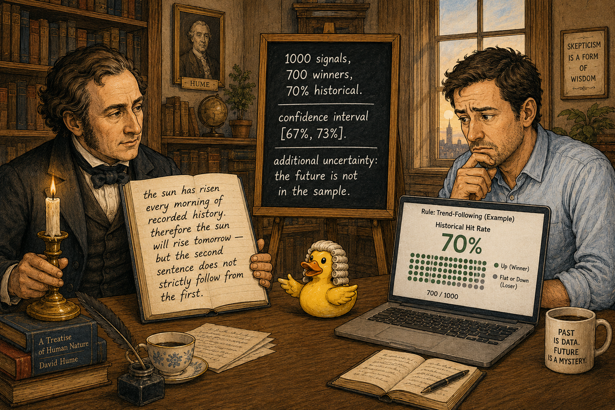 Induction in Trading: Why Past Patterns Are Always Uncertain