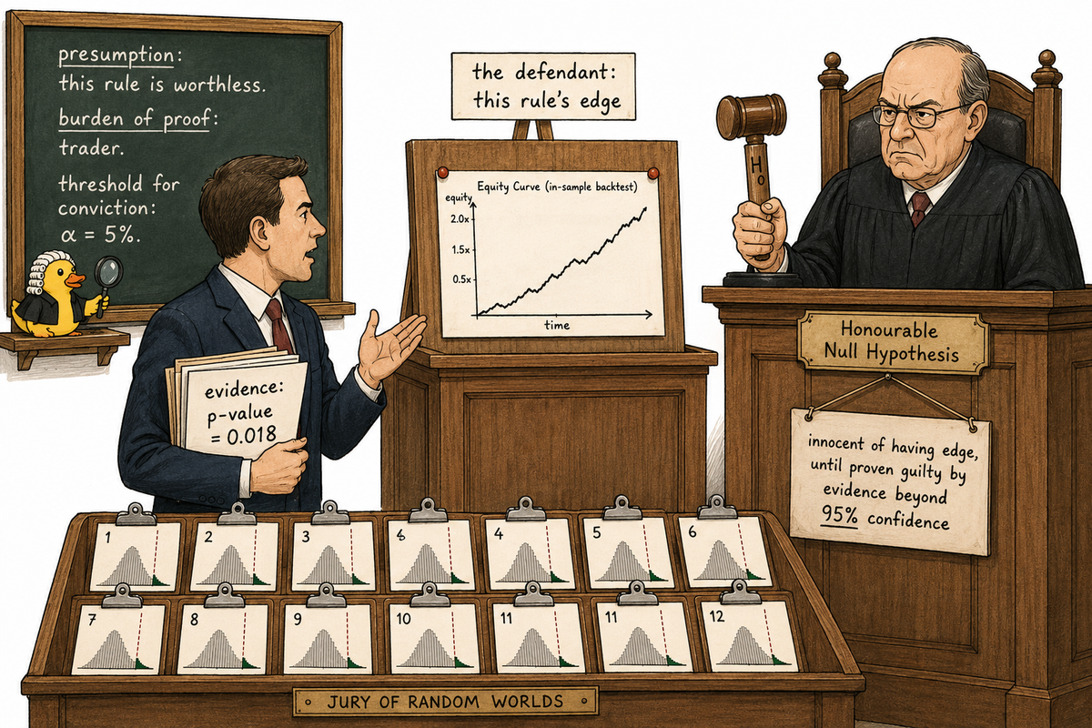 The Null Hypothesis for Trading Systems