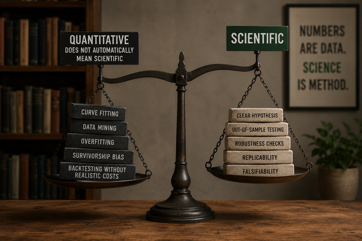 Why "Quantitative" Does Not Automatically Mean Scientific