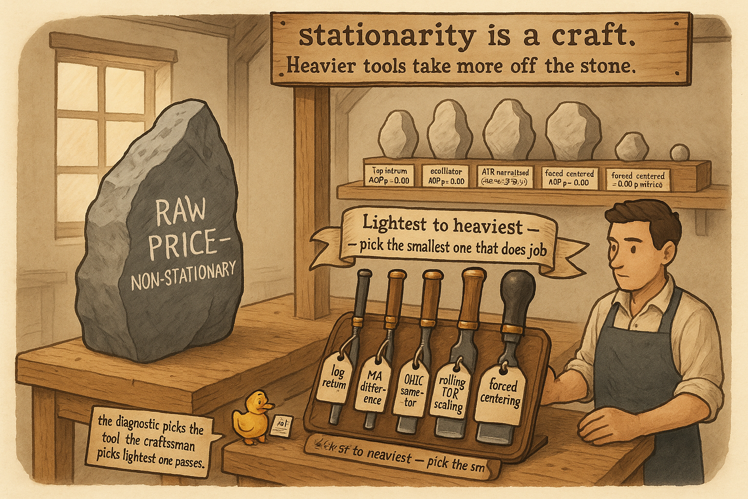 2.10: How to Build Stationary Indicators from Non-Stationary Prices